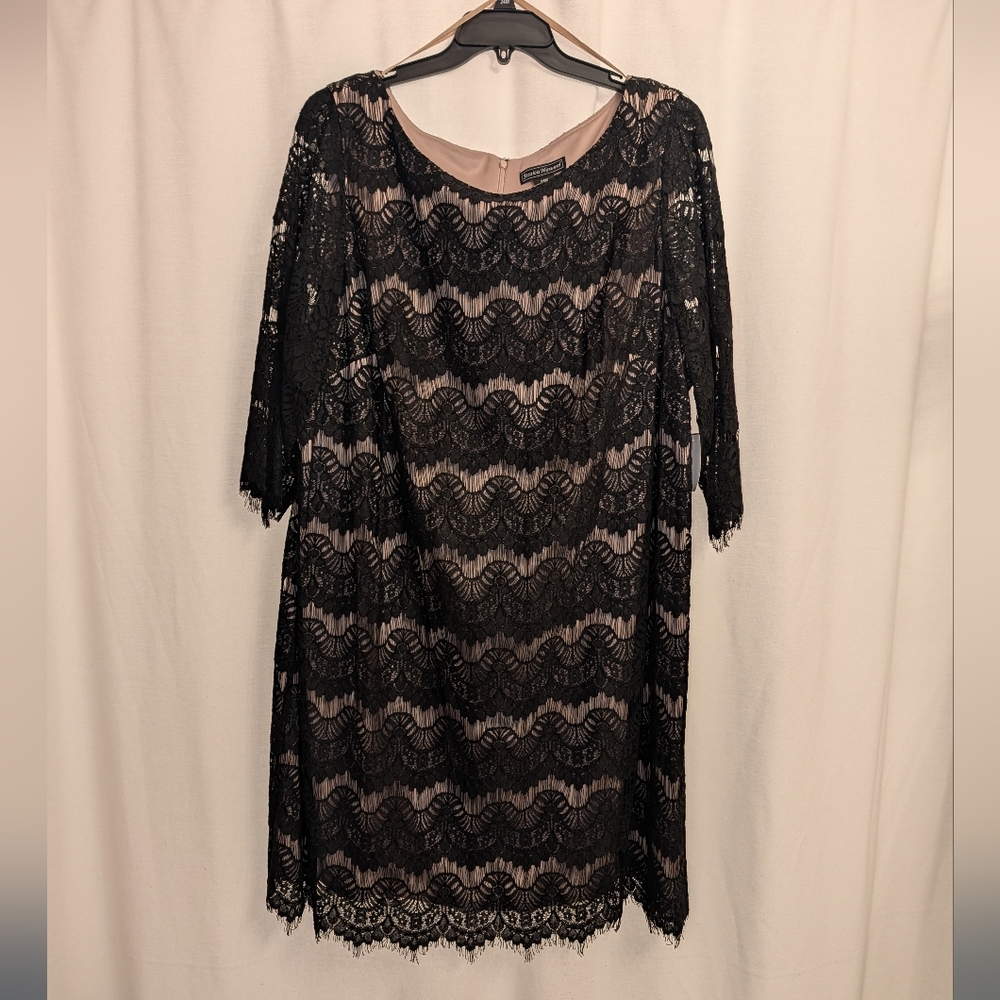 Jessica Howard Eyelash Lace Dress 24W